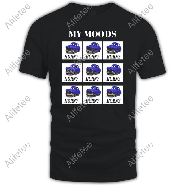 Lucca International Merch My Moods Horny Huddy Classic Shirt Lucca International Merch My Moods Horny Huddy Classic Shirt