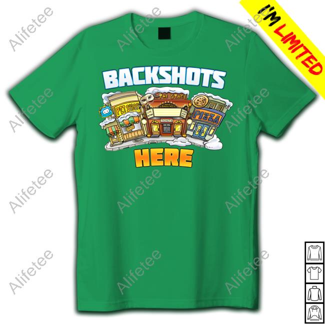 Backshots Here Club Penguin Tee Shirts Backshots Here Club Penguin Tee Shirts