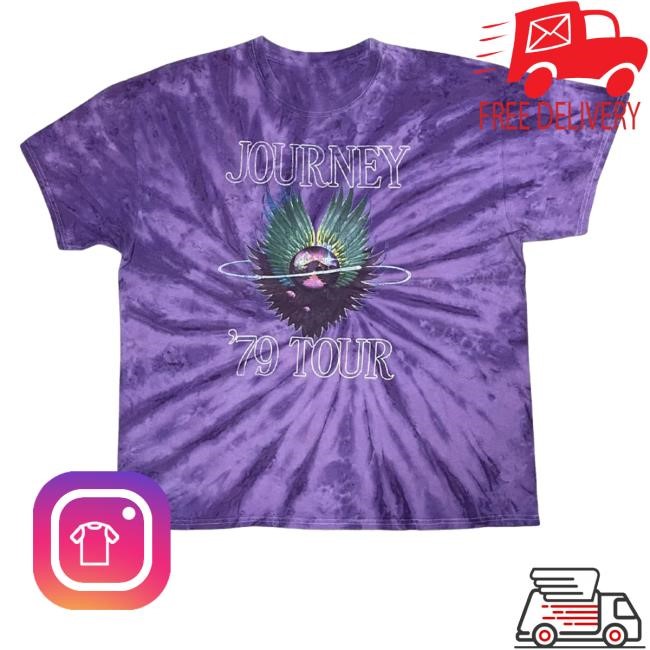 Journey 79 Tour Tie Dye Morado Sweatshirt Journey 79 Tour Tie Dye Morado Sweatshirt