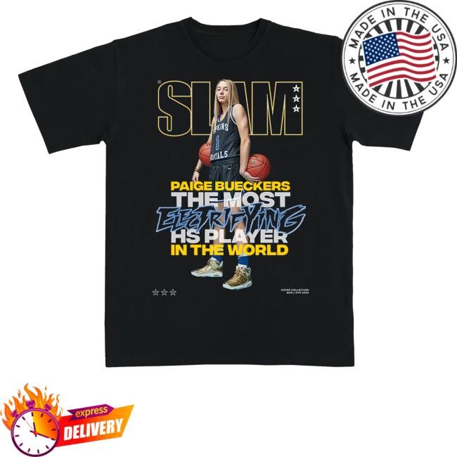 Slam Cover Paige Bueckers Tee Slam Cover Paige Bueckers Tee