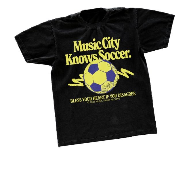 Music Valley Archive Merch Music City Knows Soccer Sweatshirt Music Valley Archive Merch Music City Knows Soccer Sweatshirt