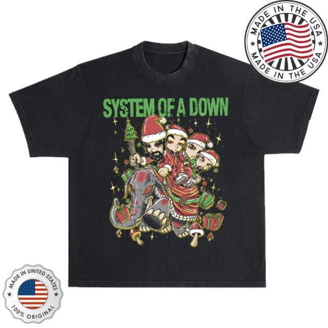 Official System Of A Down Merch Mushroom People Holiday Funny Shirt