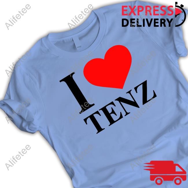 Oxy Wearing I Love Tenz Hoodie