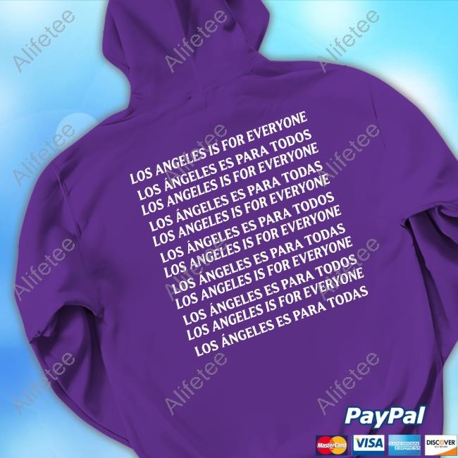 Just Women’S Sports Immigrant City Football Club Los Angeles Is For Everyone Sweatshirt