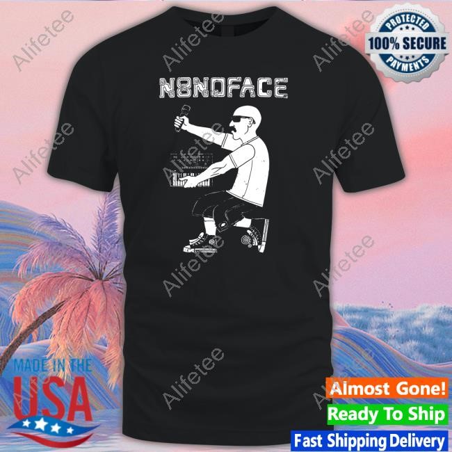 N8noface Az-Tech Synth Black Tee Shirt