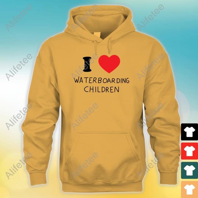 I Love Waterboarding Children Sweatshirt