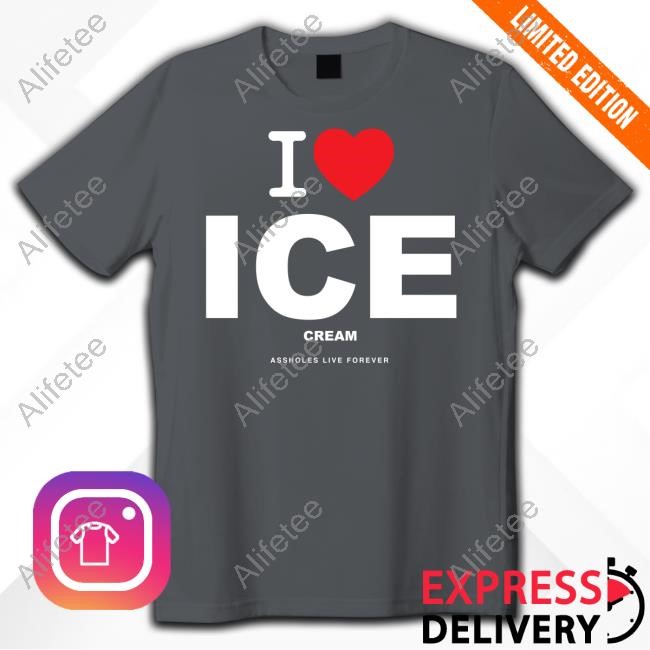 Linda Finegold I Love Ice Cream Assholes Live Forever Crewneck Sweatshirt