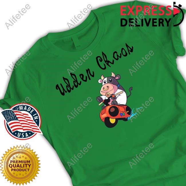 Simply Udder Chaos Cow Shirt