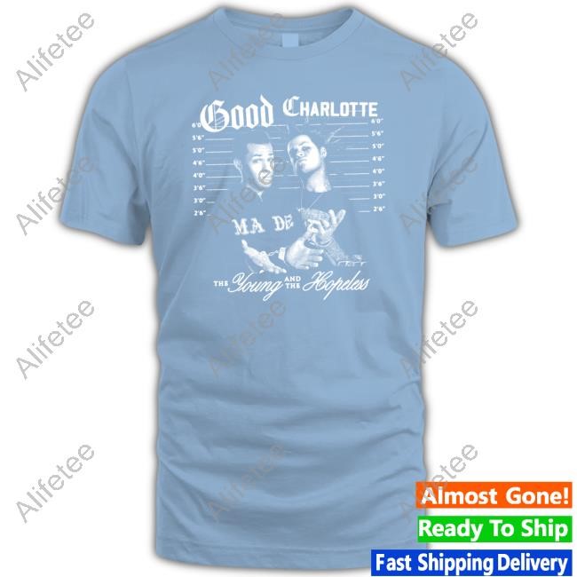 Good Charlotte Merch Shop Store Old School Mugshot Tee Shirt