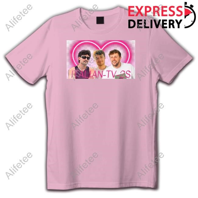Italian-Tv-2S Sidememe Tee Shirt Italian-Tv-2S Sidememe Tee Shirt